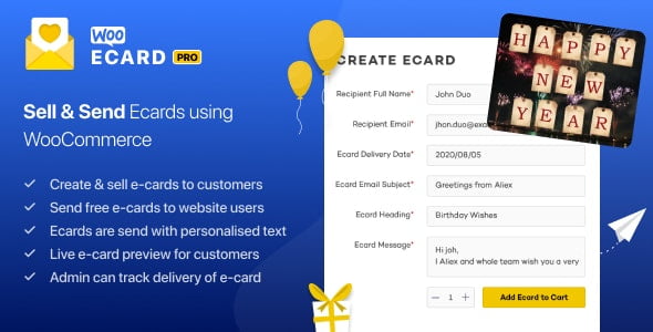 WooCommerce eCard pro