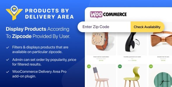 WooCommerce Products by Delivery Area