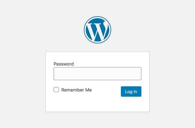 use plugin to password protected page