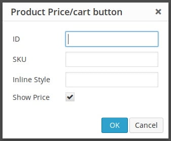 product price cart button