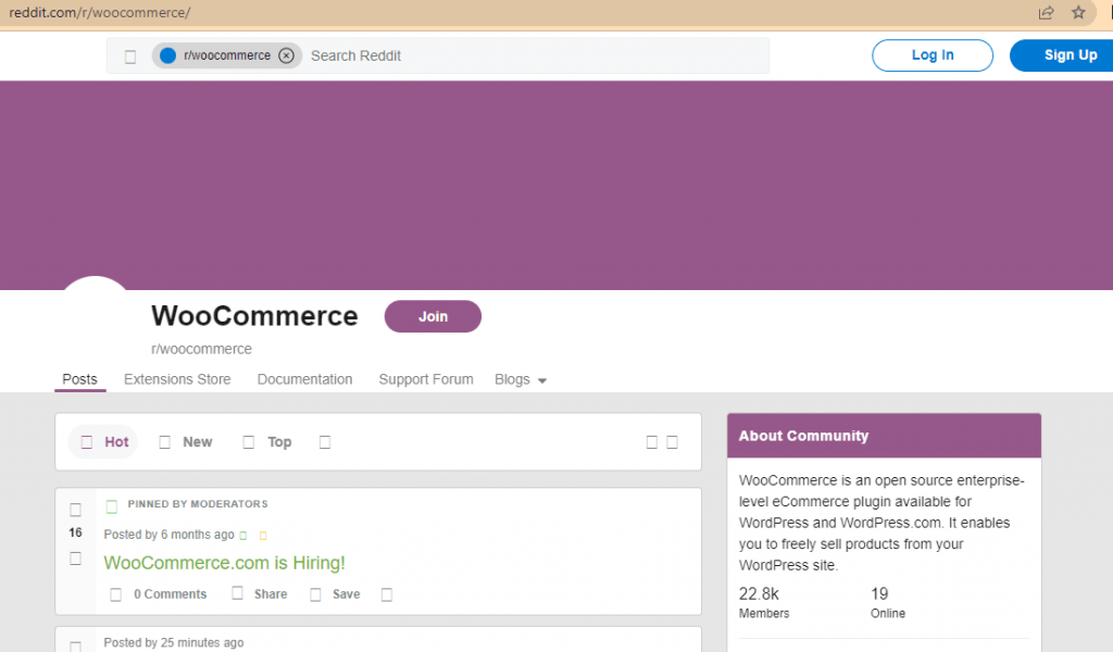 WooCommerce Reddit Forum